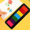 Kindergarten Creative Finger Paint Ink Pad Diy Printing Station 7 Colours Kids Finger Pad Drawing Toys 2ml