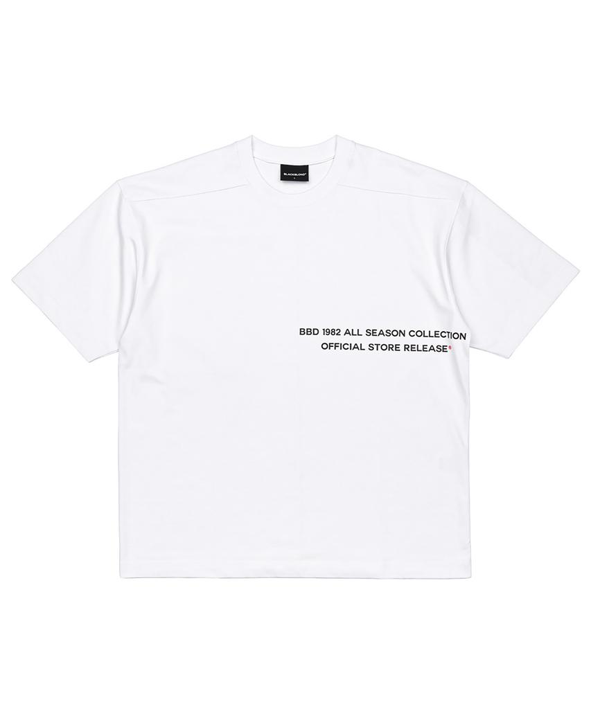 BLACKBLOND Vividi 1982 No Sympathy Short Sleeve T-Shirt (White)