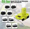 Адаптер для аккумулятора DM18RL для Dewalt для Milwaukee 20V/18V Li-Ion аккумулятора Преобразователь для инструмента Ryobi 18V P108 Аккумулятор Дрель