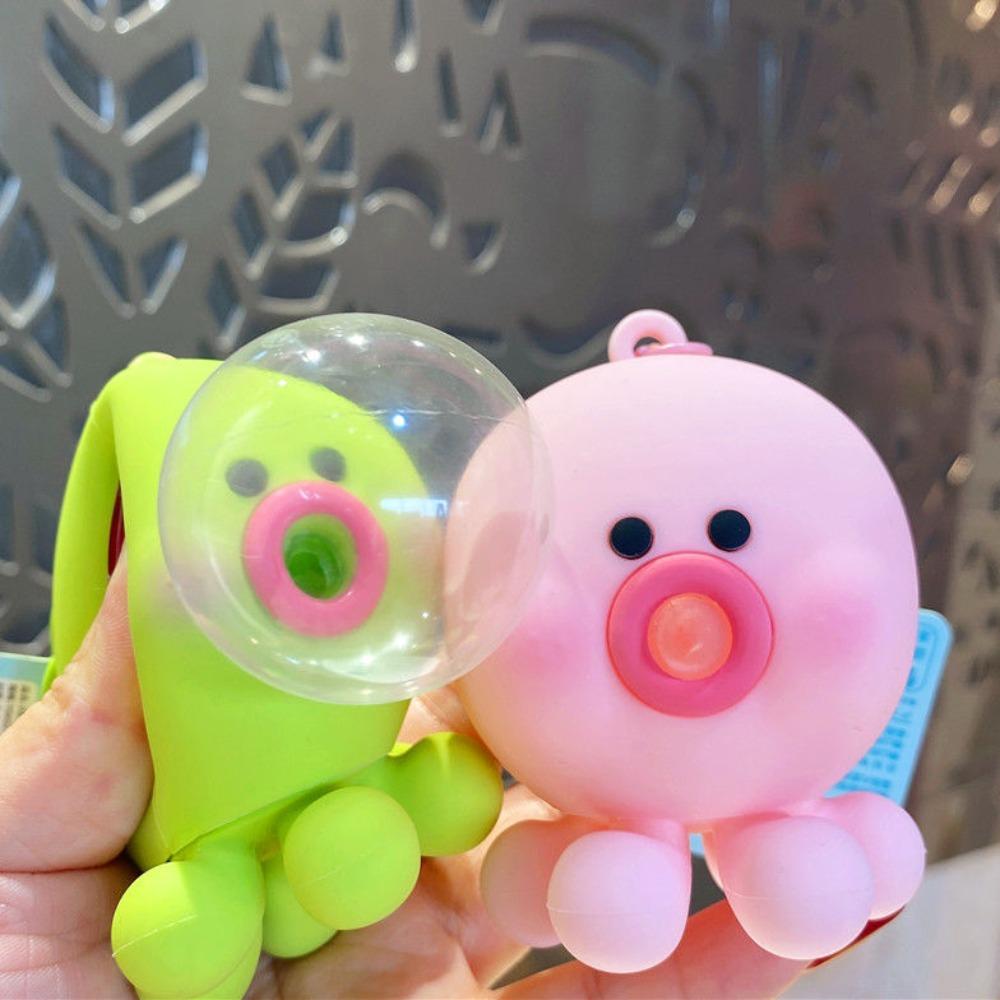 Силиконовый кулон в виде осьминога Blow Bubble, сжимающий осьминог, брелок для ключей от машины, аксессуары