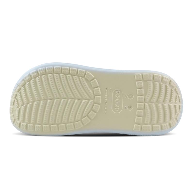 Crocs Crush Clog Spring Butterfly Letter EVA Butterfly Deconstructed Natural Fresh Pearl Decorative Buckle Hole Shoes Unisex Light Blue