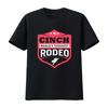 Cinch Rodeo T Shirt Mens 2XL Black Crew Neck Print Worlds Toughest Vintage Washed Unisex Fashion Versatile Casual Breathable