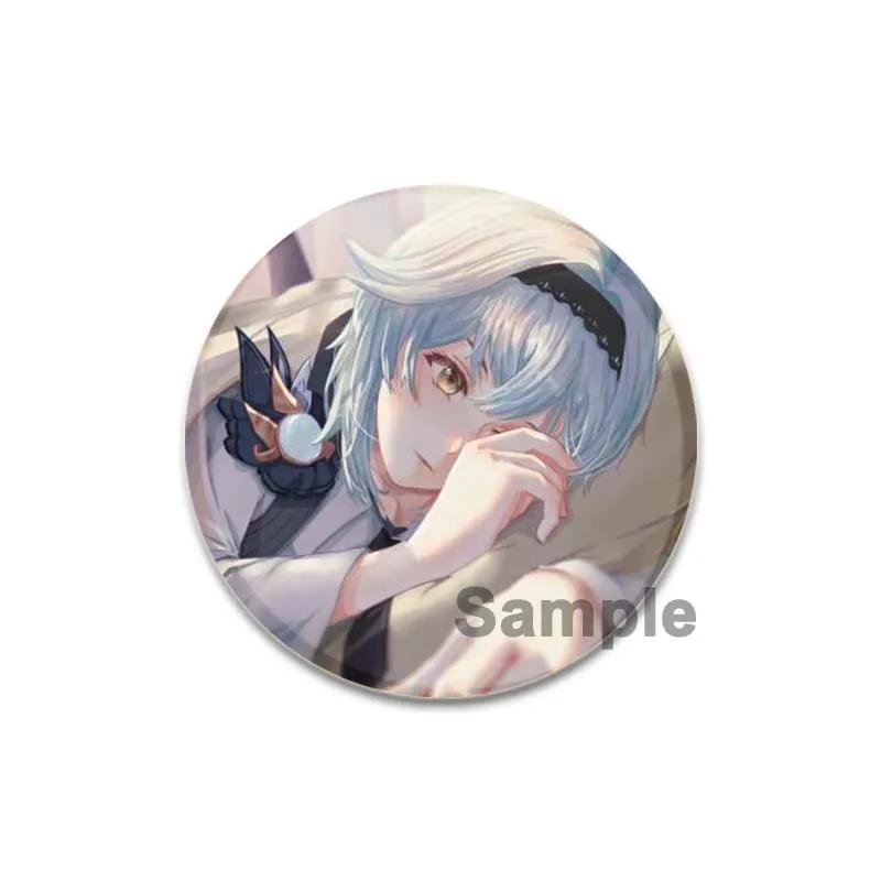 32/44/58 мм значки Eula аниме Genshin Impact броши ручной работы игровые персонажи значки на лацкан креативные значки с мультяшными фигурками аксессуары подарок