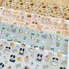 Korean Style Cartoon Animal Floral 100% Cotton Fabric for Women's & Children's Clothing, Family Outfits, Homewear & DIY Projects