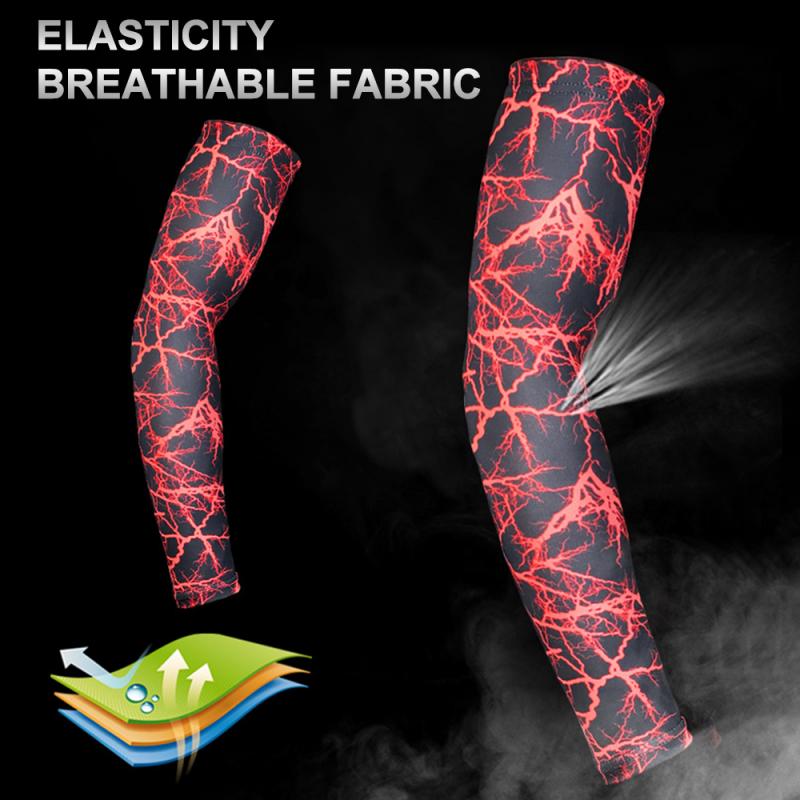 1 пара дышащих быстросохнущих нарукавников с защитой от ультрафиолета для бега, баскетбольных налокотников, налокотников для фитнеса, спортивных нарукавников для велоспорта