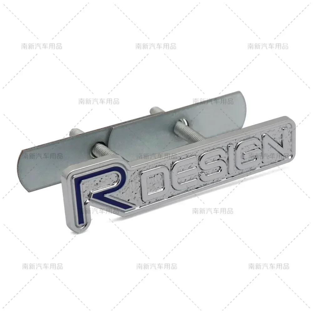 1Pc RDESIGN 3D Metal Front Hood Grill Badge Emblem Decals for XC40 XC60 XC90 V90 S90 S60 V60 V40 C70 Car Styling Accessories