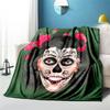 Террор зомби-череп HD с принтом фланелевое одеяло мягкое тонкое одеяло кемпинг пикник одеяла для детей диван офисное автомобильное одеяло