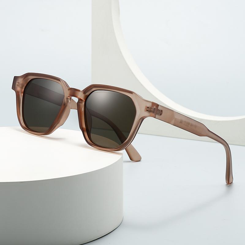 Trade New Modern Retro Square Single-Beam Sunglasses Ins Style Street Photography Sunglasses Zt-Y05