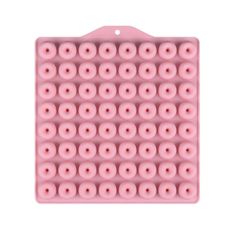 1 шт. 64 полости мини-пончики силиконовые формы DIY шоколадные конфеты форма для кексов желе жевательные твердые конфеты форма для выпечки