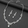 Elegant Rhinestone Jewelry Set Luxury Crystal Bridal Necklace Wedding Jewelry  Bridal Wear