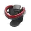 Tsuchiya Yac Universal Car Drink Holder, Black/Red, PF-355