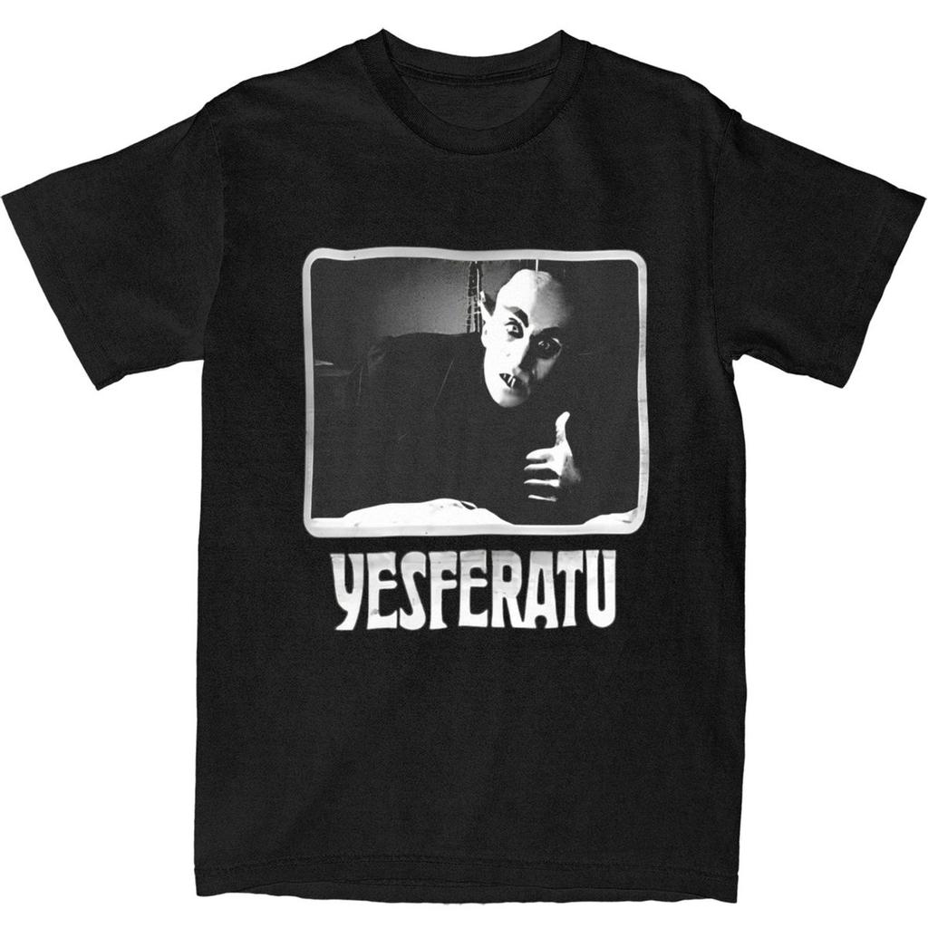 Футболка Haikyuu Yesferatu Смешной Носферату Позитивный Гот Любитель Хоррора Хлопковые Футболки Рубашка для Мужчин С коротким Рукавом Топы