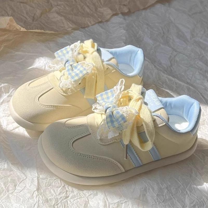 Прямые продажи с фабрики, универсальные кеды высокой ценности, женские 2025, новая весна, платформа, белые туфли, милые немецкие тренировочные туфли, тренд