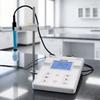 Benchtop pH Meter, 0-14 pH Range, Laboratory Tester Kit with Large Backlit Display, Calibration Solutions, Power Adapter, Stores Up to 50 Readings,