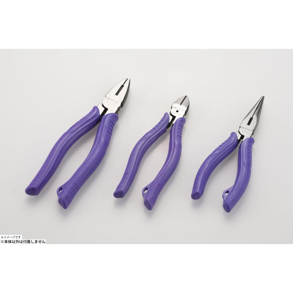 Takagi Lightweight Made in with Drop Prevention Cord Attachment Electrical Wire Cutting Takagi Nippers, 160mm, GLN-160, Japan, Hole, Fatigue-Reducing,