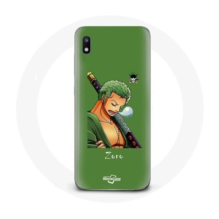 Coque - Samsung - Galaxy A10 - Silicone - Souple - One piece Manga Zoro épée