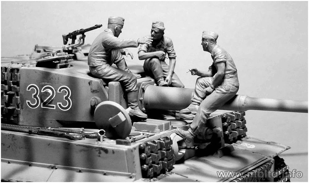 Master Box Немецкий танковый экипаж пополнение и 5 фигур в летнем стиле Пластик MB35160 1/35 Отдых, Фигуры, Модель,