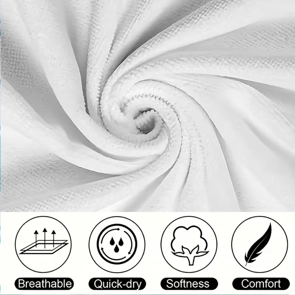 Blue and White Star Pattern Design Beach towel quick-drying for travel outdoor sports jogging beach and swimming
