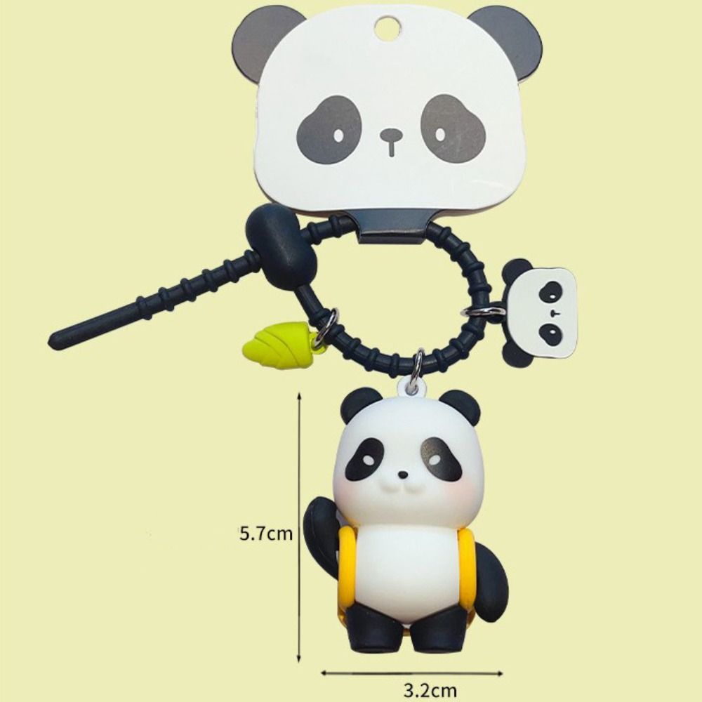 Панда Пенда Автомобильные Брелоки ПВХ Панда Пара Брелок Брелок Брелок Панда Брелок Детская Игрушка