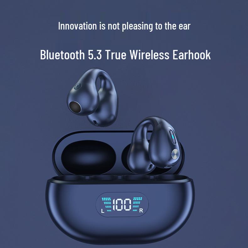 Bluetooth-наушники с костной проводимостью, с заушными креплениями, смарт-дисплеем и долгим сроком службы батареи