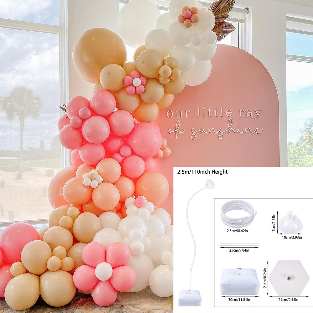 Регулируемая рамка для набора воздушных шаров, подставка для воздушных шаров на день рождения, держатель для арки из воздушных шаров, колонна для свадебного фона, украшение для детского душа