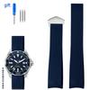 For TagHeuer Tag Heuer Diving Watch Black Blue Water Ghost Way101/201 Silicone Rubber Watch Strap Accessories 22mm Watchbands