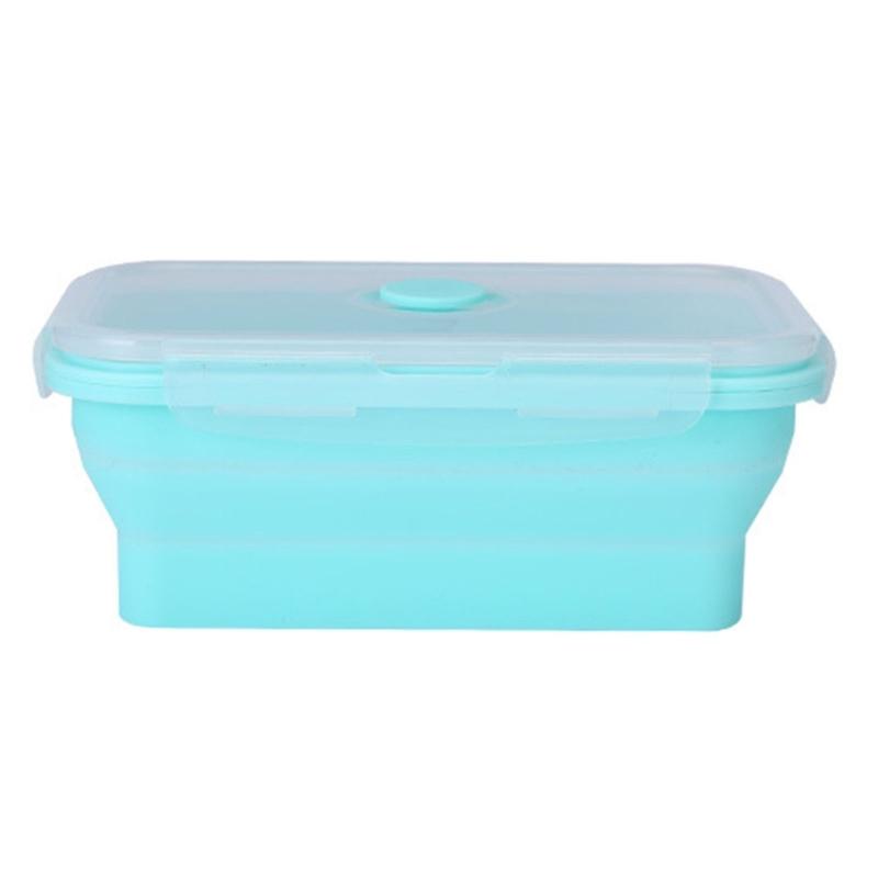 Эффективные силиконовые ланч-боксы, можно мыть в посудомоечной машине, маленькие контейнеры для хранения, идеально подходят для кемпинга