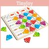 Matching Wooden Fish Toy Children Logic Skills Early Education Game Interactive