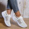 Fashion Lightweight Breathable Running Shoes for Women Non Slip Knitted Green Sneakers Woman Soft Sole Slip On Casual Flats Plus Size 43