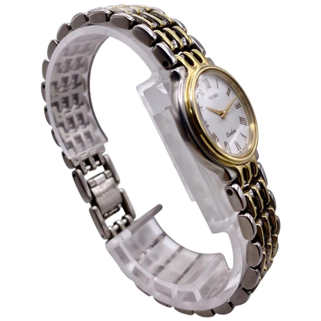 [Б/У] ЧАСЫ SEIKO Exceline Римские Серебристые и Золотистые 1302