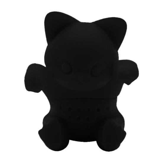 Силиконовый заварник для чая в форме кошки, ситечко, заварник для рассыпного чая, фильтр для дома, милый мультяшный чай