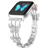 Металлический ремешок с бабочкой из страз для Apple Watch Series 11-1