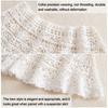 Pure Color Lace Shawl Lace Blouse Shoulders Scarf Female Fake Collar Cape  Spring Autumn