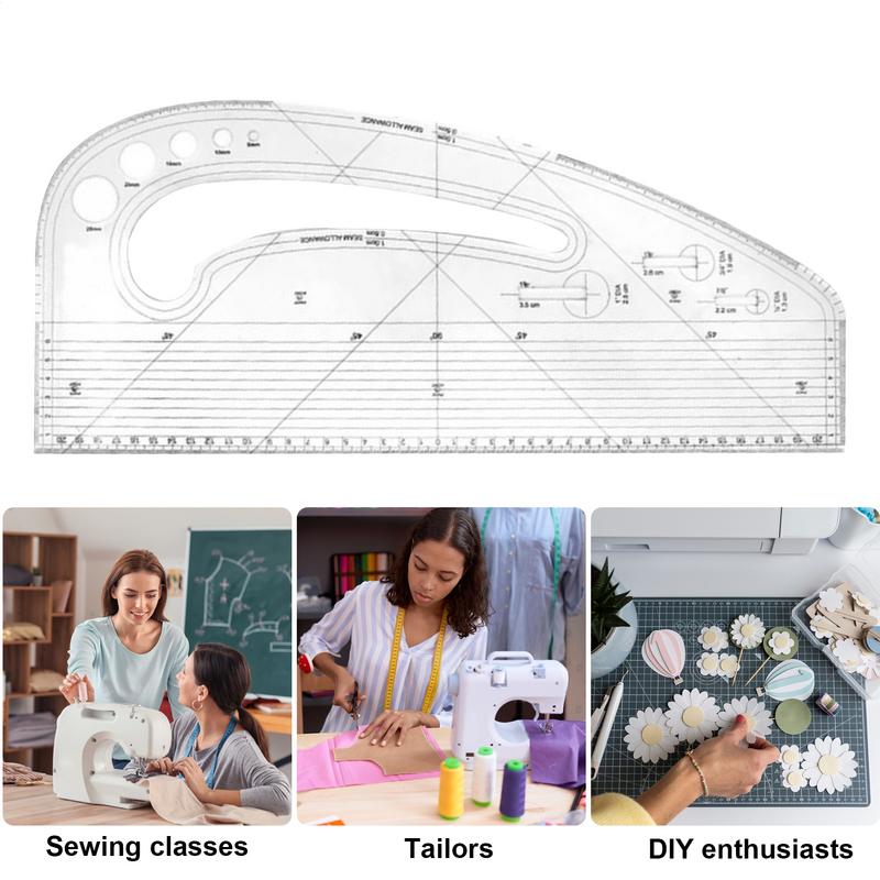 Ручная выкройка Инструмент для изготовления платьев Измерительный шаблон для одежды Изготовитель швейных шаблонов Инструмент для черчения для дизайнеров