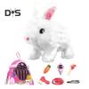 Электрическая плюшевая игрушка-животное интерактивная имитация звука виляния хвоста ходячая собака кошка кролик игрушка для малышей мальчики девочки обучающая ползающая игрушка-животное