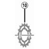SHIMANO Repair Parts 17T Gear C Y1PJ17200 (for 12-25T) CS-5800
