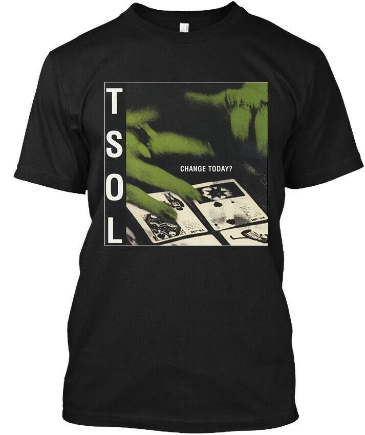 Новый популярный T.S.O.L. Смена группы сегодня Американская Полноразмерная S-5XL Унисекс Футболка