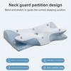 Подушка для шеи, не легко деформируется, мягкая, удобная, быстро восстанавливающаяся из пены с эффектом памяти, двусторонняя эргономичная подушка для шейного отдела, поставка для спальни