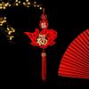 Red New Year Pendant New Year Tassel Chinese Knot Mini Festive Arrangement Props Lantern Festival