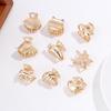 Alloy Glossy Multi-Style Hair Grip Clip for Women, Small Exquisite Design