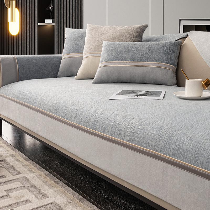 Роскошный нескользящий диван из синели, чехол для дивана, угловой диван, полотенце, накладка на сиденье, защитный чехол для дома, диванная подушка для гостиной