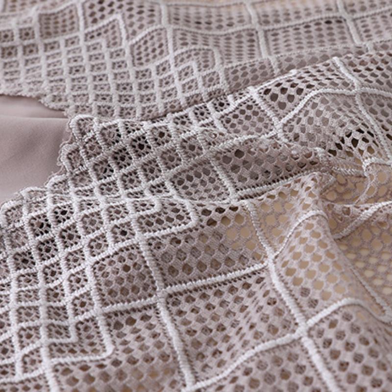 Женское нижнее белье, трусики, сексуальное кружевное белье, женские шорты для мальчиков с высокой талией, трусы с ромбовидной сеткой