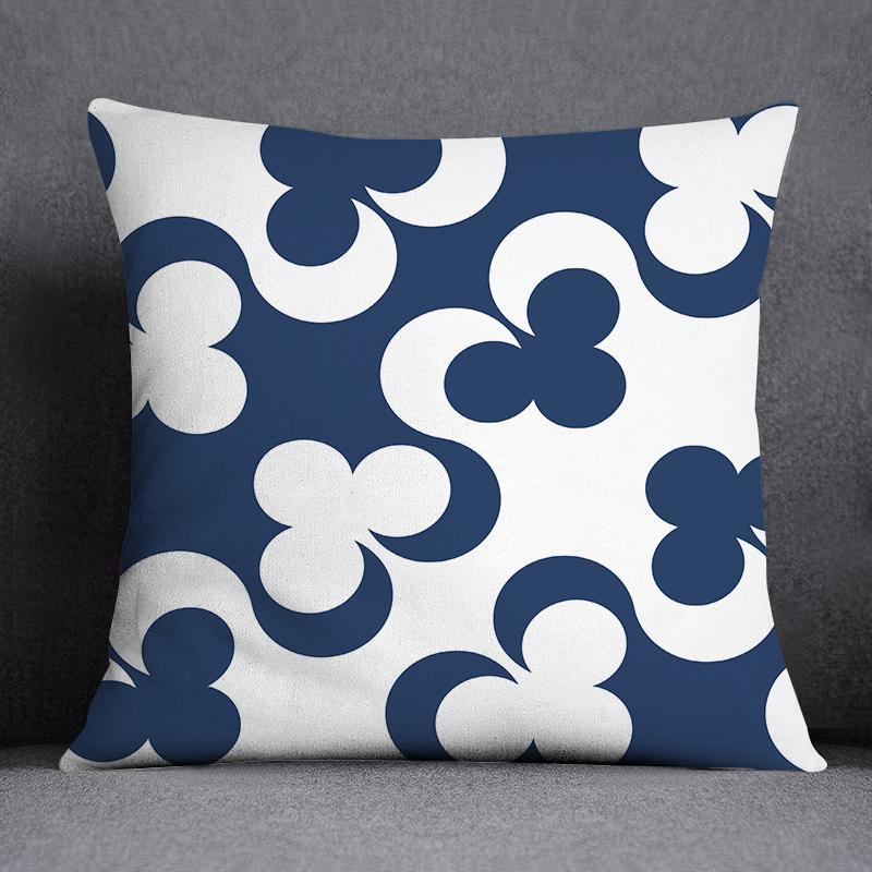 Geometric Color Pillowcase Home Decoration Pillowcase Square Pillowcase Home Office Decoration Cushion Cover
