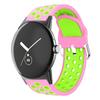 Для Google Pixel Watch 3 41мм/Watch 2/Pixel Watch Силиконовый ремешок Двухцветные дышащие ремешки для часов