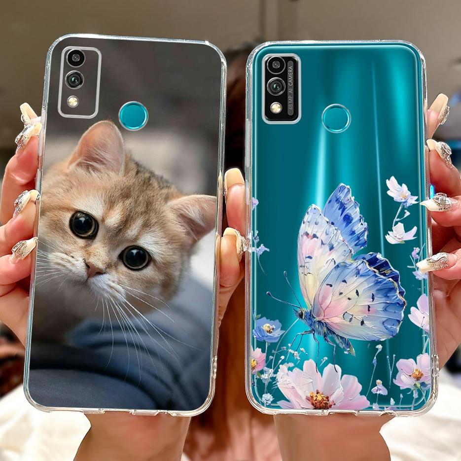 Чехол для Honor 9X Lite JSN-L21 JSN-L22 Милый Чехол с Рисунком Сердечко Любви Мягкий Силиконовый Чехол Для Honor 10X Lite DNN-LX9 10XLite Оболочка