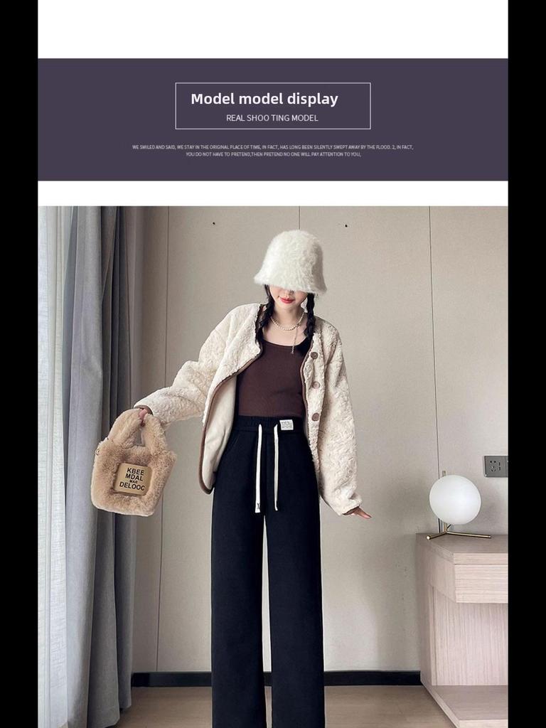 Женские широкие вельветовые брюки. Эти плотные, теплые брюки, доступные с бархатной подкладкой или без нее, идеально подходят для осени и зимы.