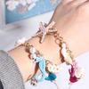 Imitation Pearl Shell Starfish Bracelet Sea Series Natural Conch Beach Bracelets  Beach
