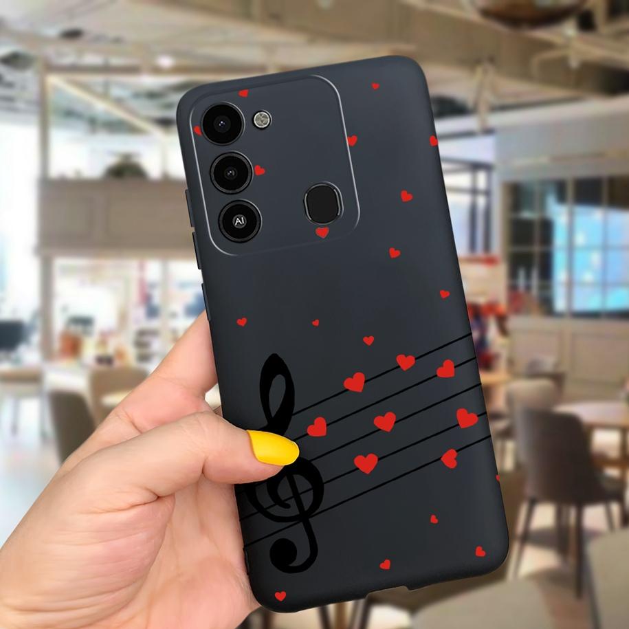 Силиконовый чехол с рисунком сердца для пары для Tecno Spark 8C Чехол Spark8 8 C KG5k KG5j Расписной мягкий ТПУ чехол для телефона для Tecno Spark 8 Pro Чехол