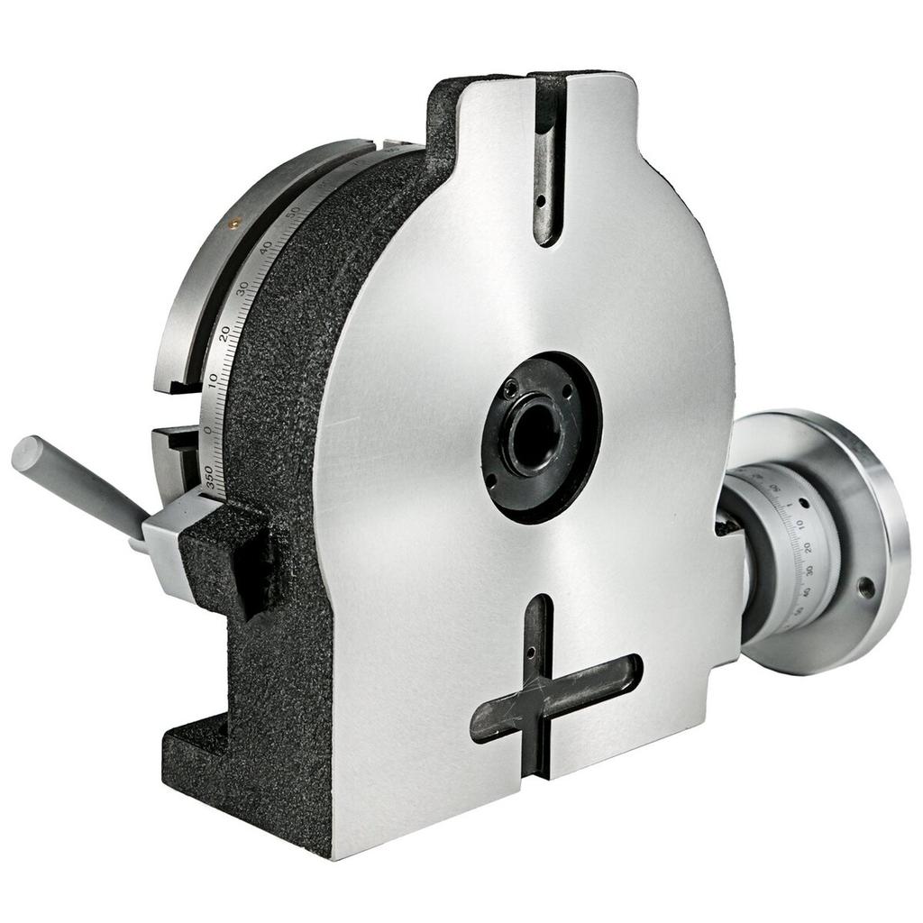 Rotary Table 8" Vertical & Horizontal Rotary Table, 8Inch Horizontal Vertical HV8 Precision 3MT Milling Drilling Machine Vernier Reading Milling