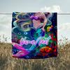 1PC Custom Name Mermaid Fantasy Underwater World outdooor Flannel blankets Throw Blanket All-Season Throw Gift Bedspread for Couch, Bed, Camping Holid